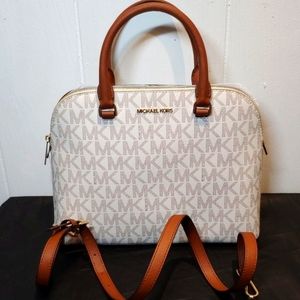 NWT MICHAEL KORS Cindy Large Dome Satchel